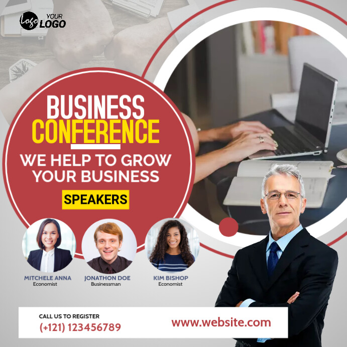 Business Conference Ad Template | PosterMyWall