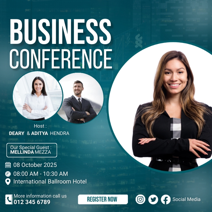 Business Conference AD Template | PosterMyWall