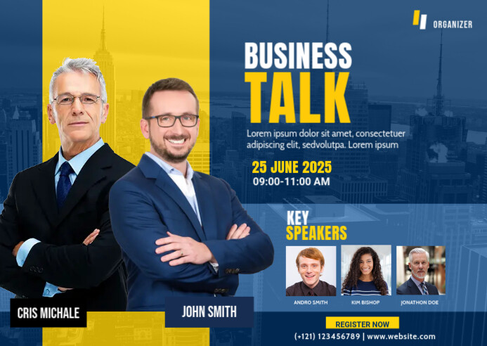 Copy of Business Conference Ad | PosterMyWall