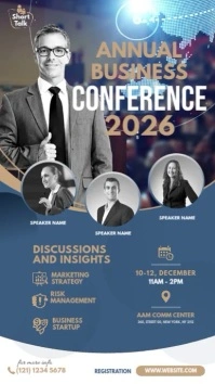Business Conference Ad Template Instagram Reel