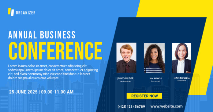 Business Conference Ad Template | PosterMyWall