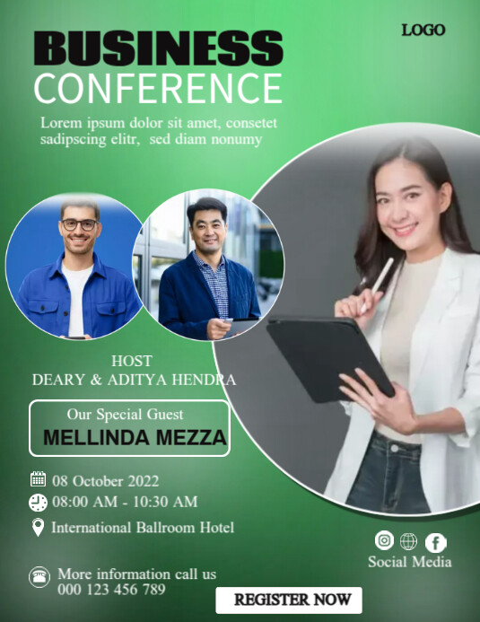 Business Conference Ads Template | PosterMyWall