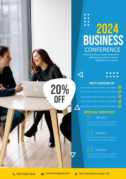 Business Conference Ads Template | PosterMyWall