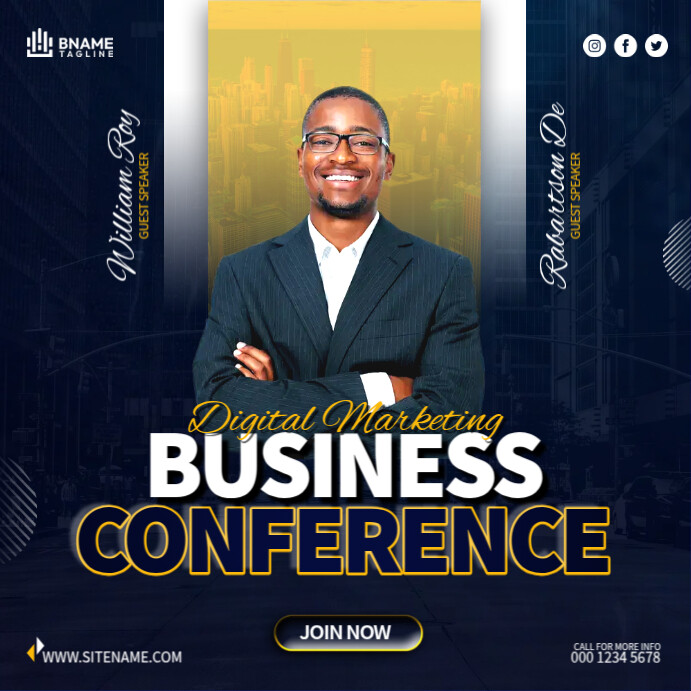 Conference Program Ad Examples Copy of Business Conference Ads | PosterMyWall