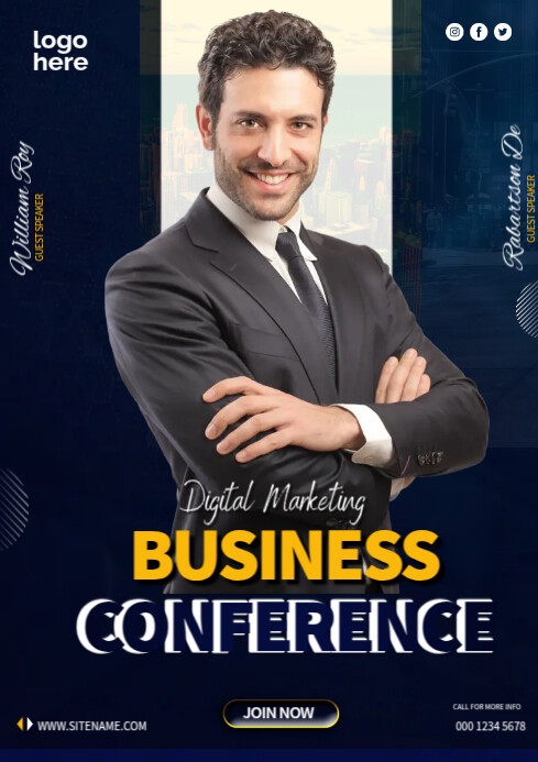 Plantilla de Business Conference Ads | PosterMyWall