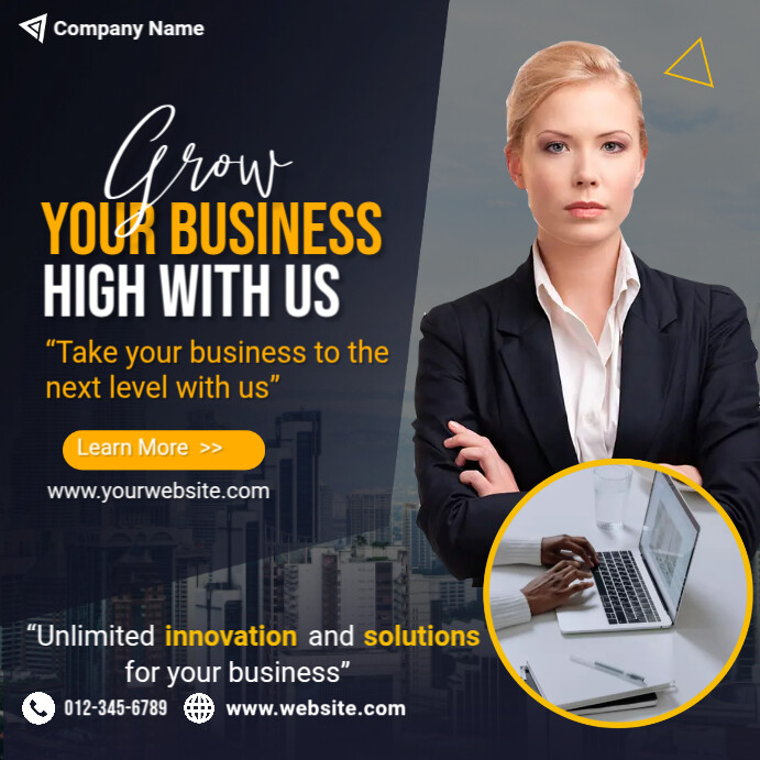 Business Conference Ads Templat | PosterMyWall