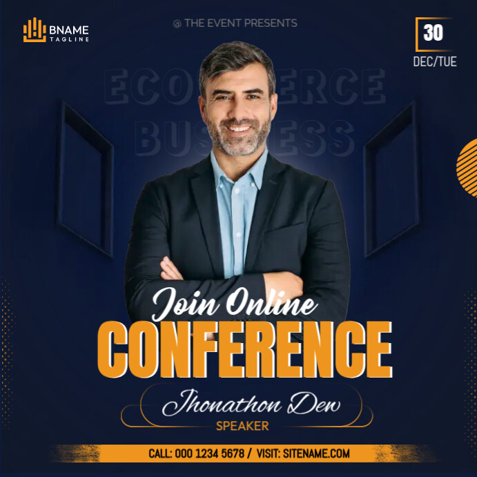 Conference Program Ad Examples Copy of Business Conference Ads | PosterMyWall