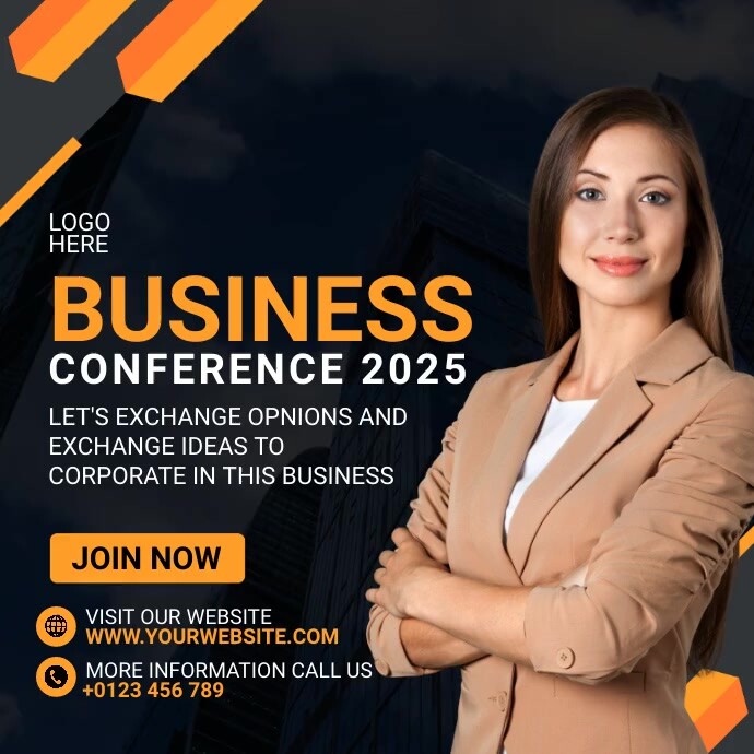 Business Conference Ads Template | PosterMyWall