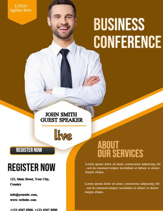 Business Conference Ads Template | PosterMyWall