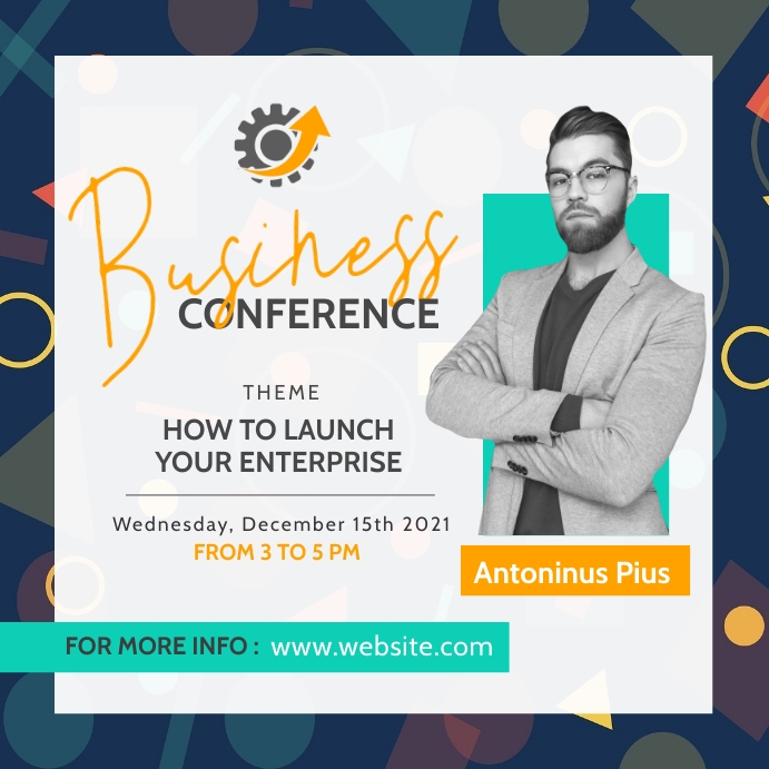 business conference advertisement Template | PosterMyWall