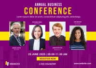 Business Conference Banner Template Poskaart