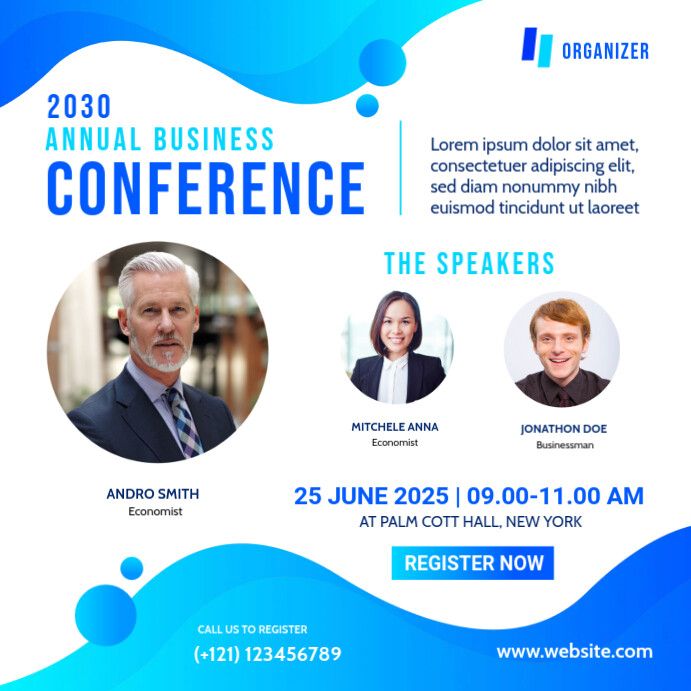 Business Conference Banner Template PosterMyWall