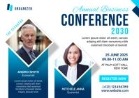 Business Conference Banner Template Carte postale