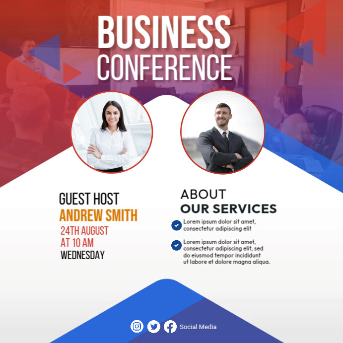 Business Conference Cover Template | PosterMyWall