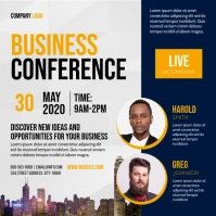 BUSINESS CONFERENCE Cuadrado (1:1) template