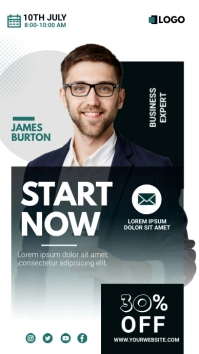 BUSINESS CONFERENCE Instagram Story template