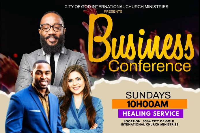 business conference Template | PosterMyWall