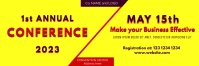 Business conference email header template