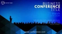 Business Conference Event Video Template Ecrã digital (16:9)