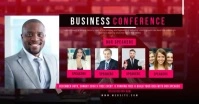 Business Conference Facebook event Cover template