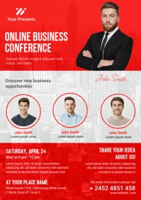 Business Conference Flyer A4 template