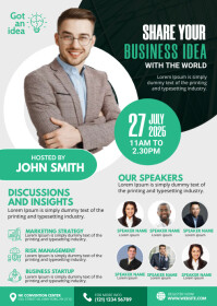 Business Conference Ad Template | PosterMyWall