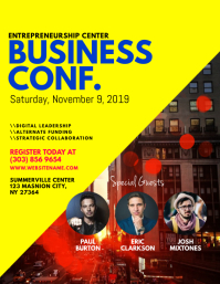 business conference flyer