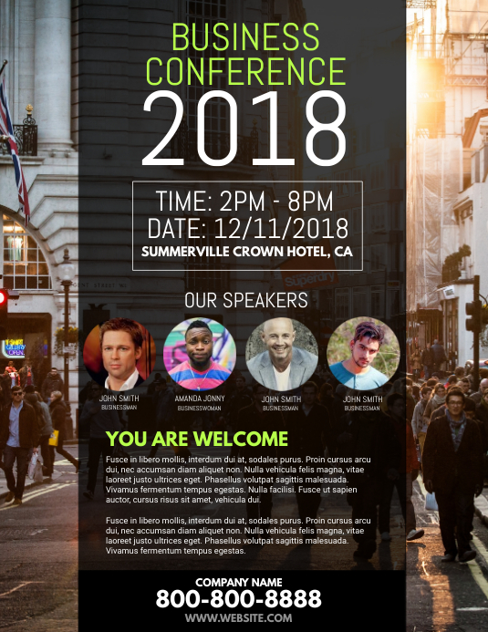 conference flyer template conference flyer template