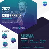 Business Conference Facebook Ad Template | PosterMyWall