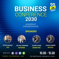 Corporate Business Conference Instagram ad Template | PosterMyWall