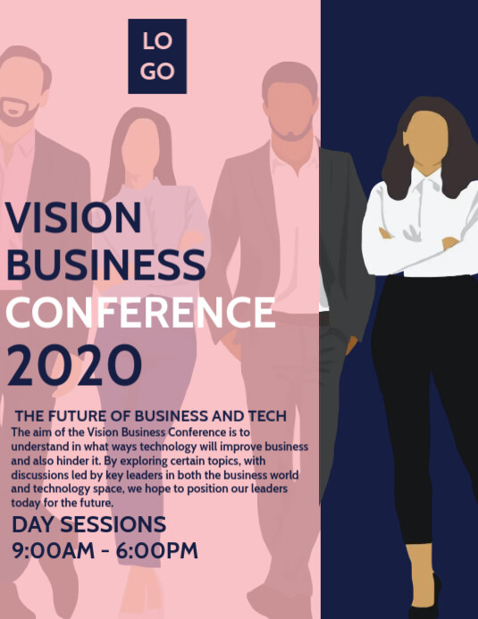 Modèle D'affiche de Conférence D'affaires de PosterMyWall