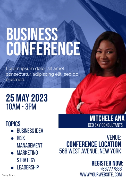 business conference posters Template | PosterMyWall