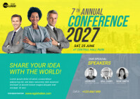 Conference Program Ad Examples Business Conference Ad Template | PosterMyWall