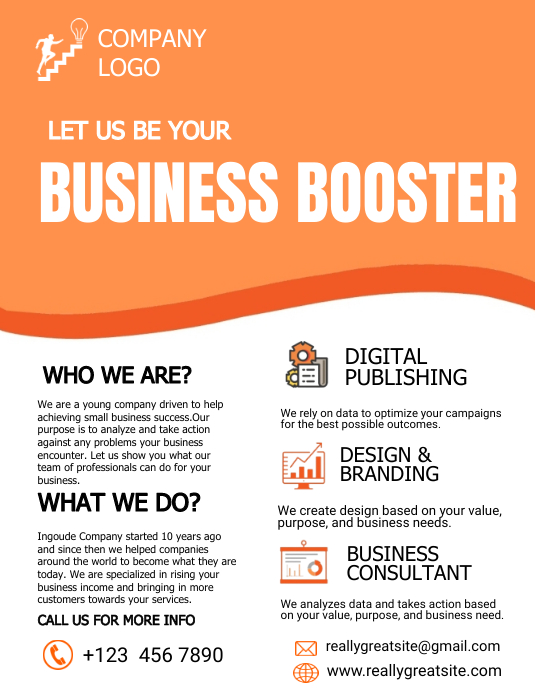 Business Consultant Flyer Template | PosterMyWall