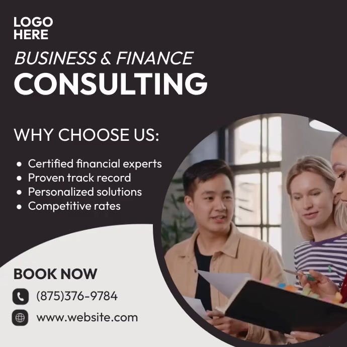 Business Consulting Offer Instagram-Beitrag template