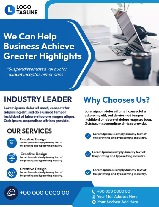 Company Ad Examples Business Corporate Ads Template | PosterMyWall
