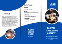 Business corporate brochure front A4 template
