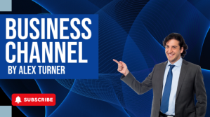 Purple business  corporate  entrepreneur YouTube Thumbnail Template