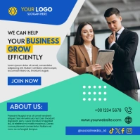 Business Corporate Poster Template Message Instagram