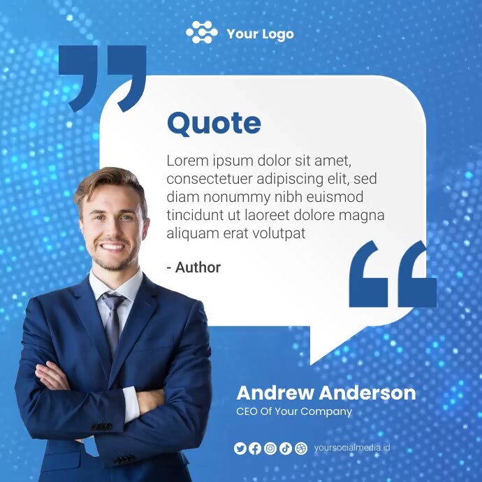 Business Corporate Quote Template | PosterMyWall