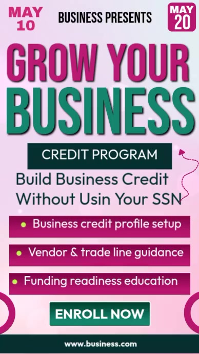Business credit program ads Template | PosterMyWall