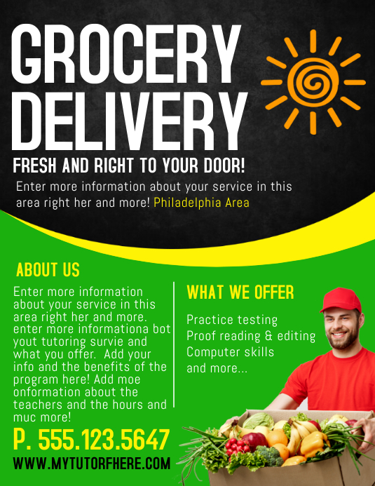 BUSINESS Flyer (US Letter) template