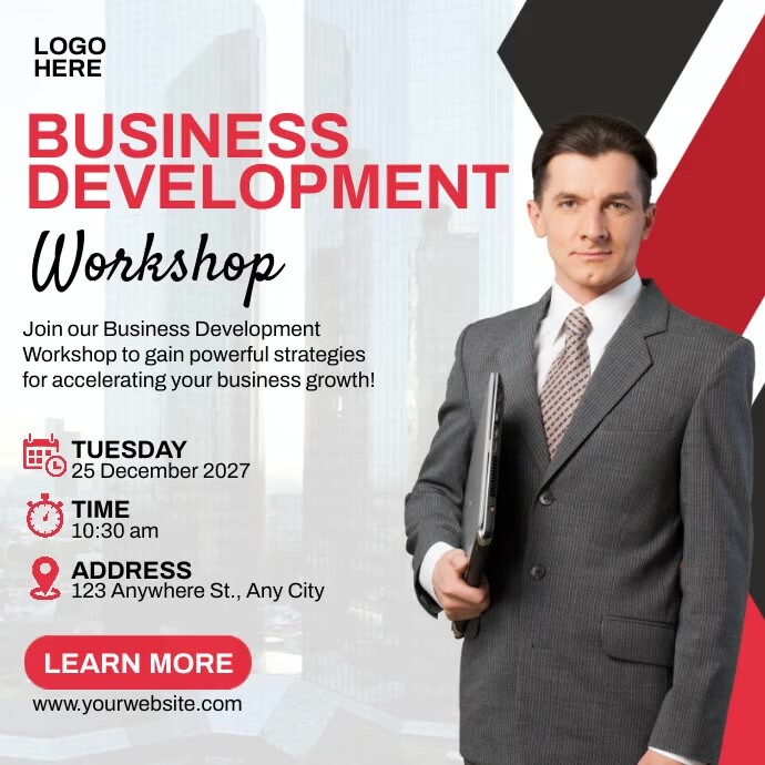 Business Development Workshop Instagram Post template