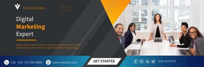 Business email header template | PosterMyWall