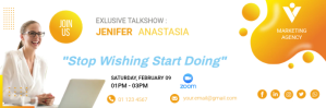Hvid Talkshow Invitation Email Header Template