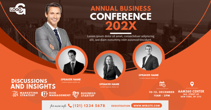 Copia de Business Event | Conference Ad | PosterMyWall