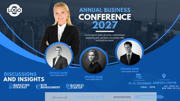Copy of Business Event | Conference Ad | PosterMyWall
