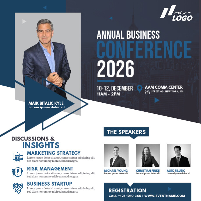 Copy of Business Event | Conference Advert | PosterMyWall