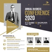 Business Event | Conference Advert Message Instagram template