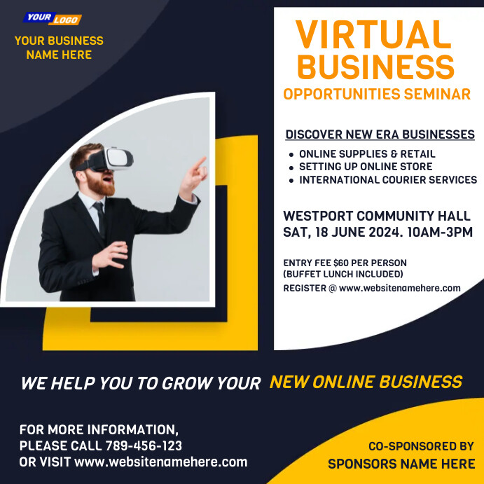 Event Advert Examples Business Event Ad Flyer | PosterMyWall